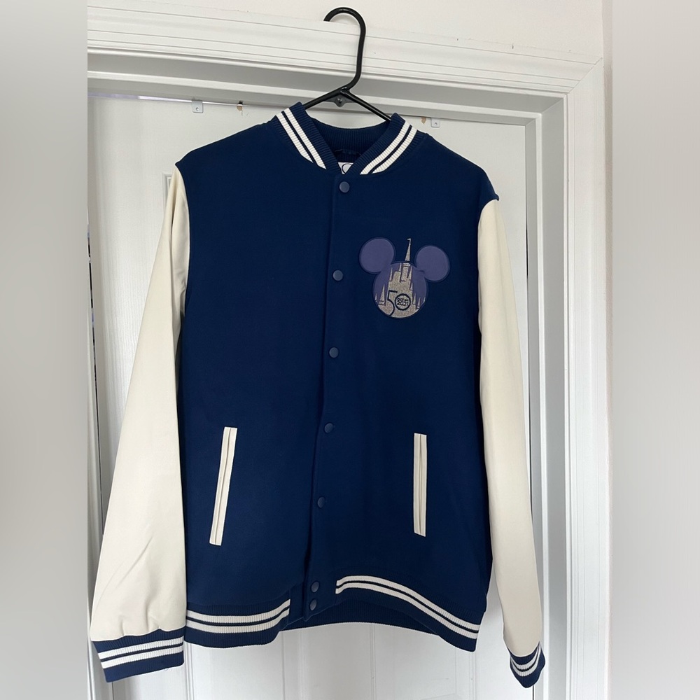 Walt Disney World 50th Anniversary Letterman Jacket (Size Medium)